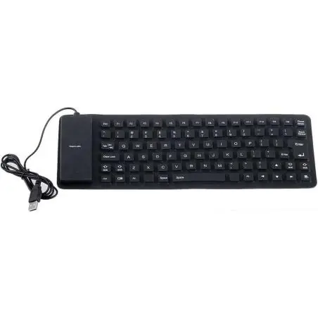 Teclados,Teclado Usb Flexible PLegable Portatil Para Pc Notebook